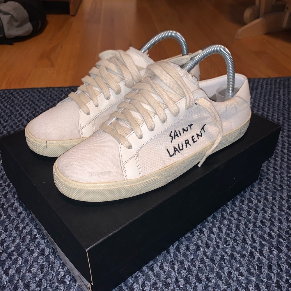 Saint Laurent SL/06 Court Canvas EU 38